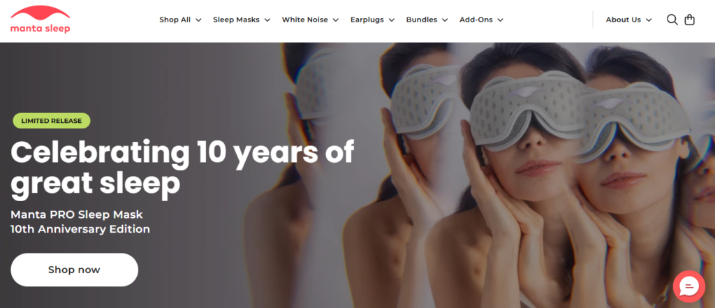 manta-sleep-home-page